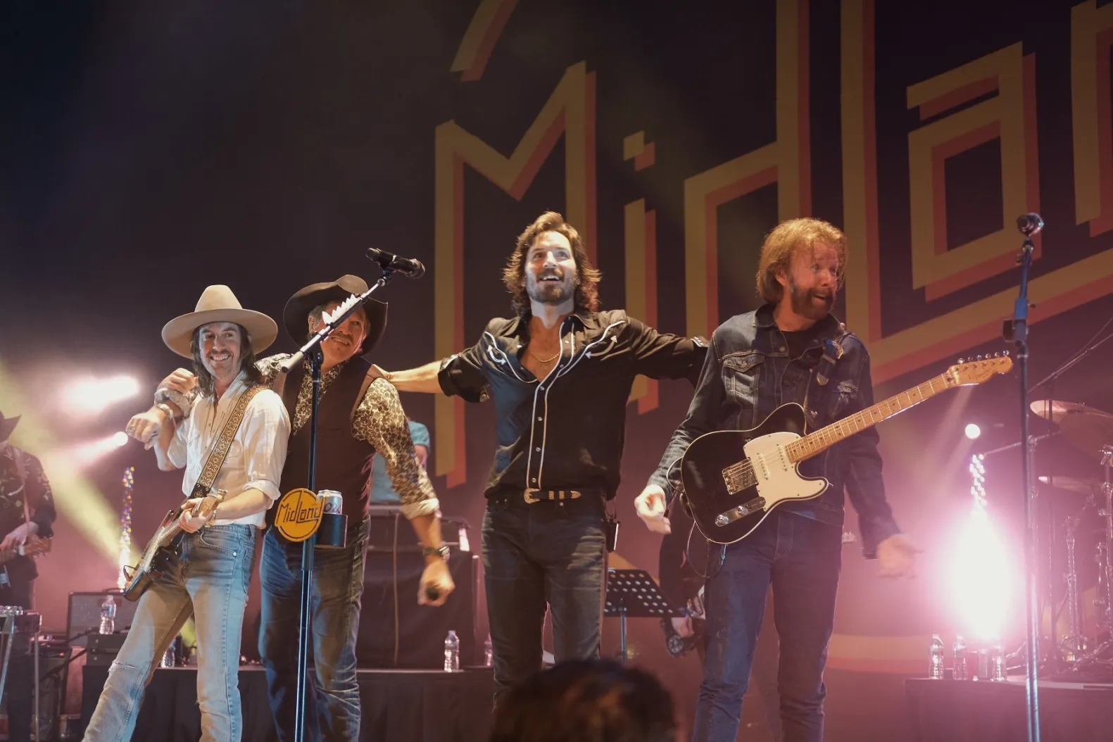 Midland performing on tour